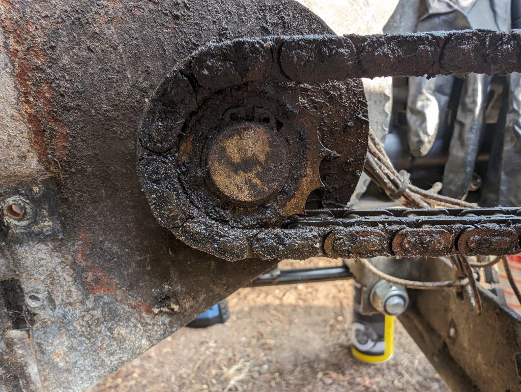 Greasy drive chain